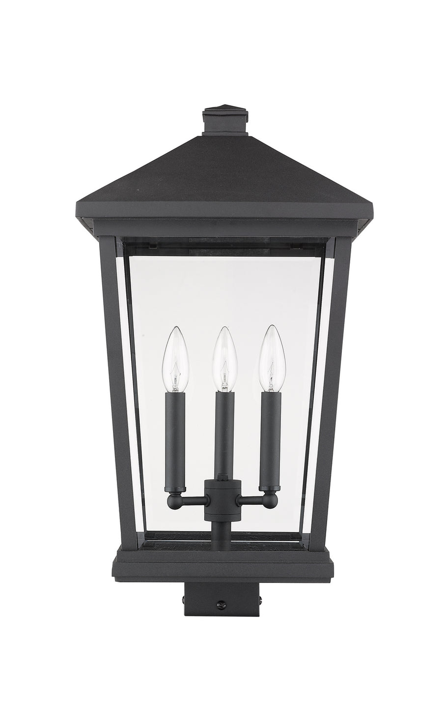Z-Lite - 568PHXLS-BK - Three Light Outdoor Post Mount Fixture - Beacon - Black