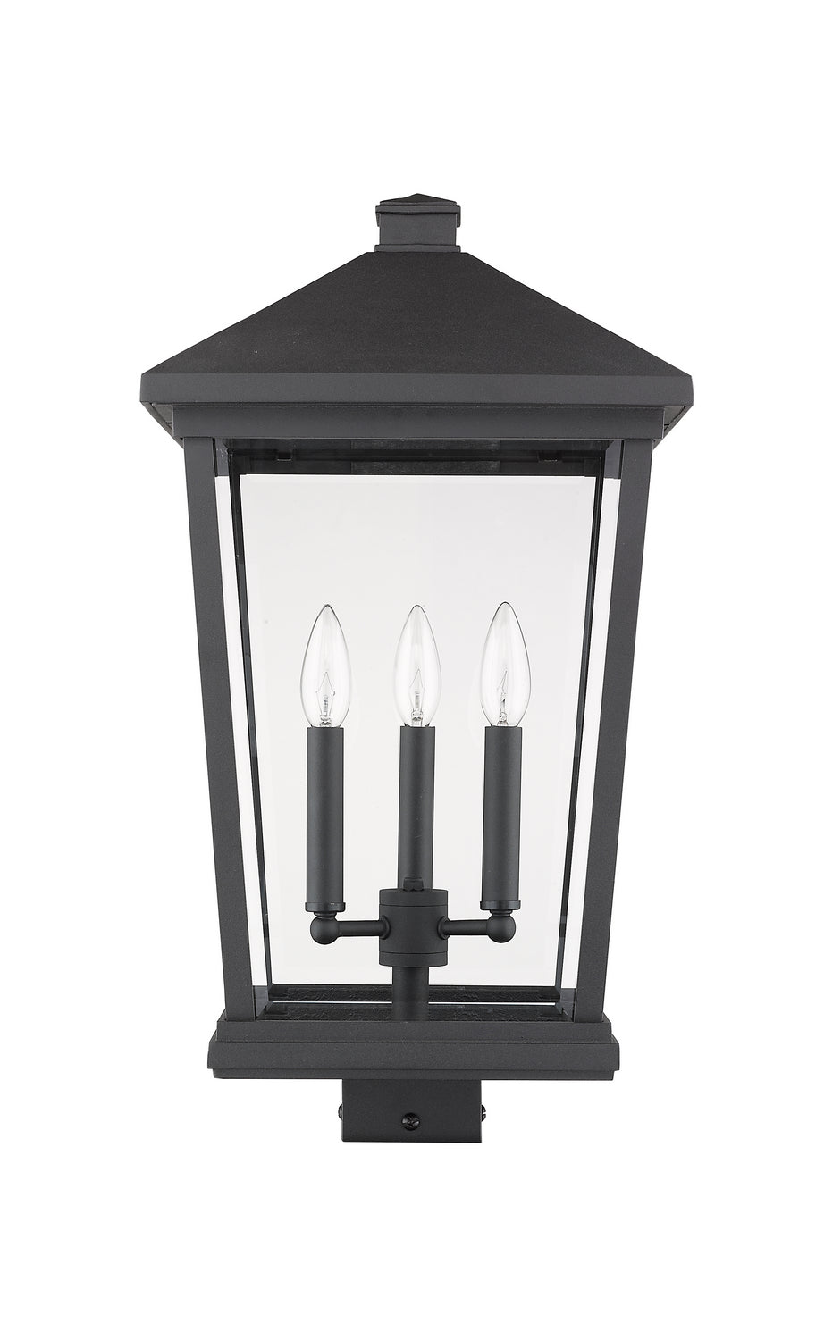 Z-Lite - 568PHXLS-BK - Three Light Outdoor Post Mount Fixture - Beacon - Black