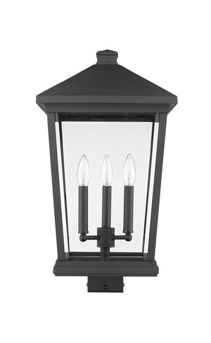 Z-Lite - 568PHXLS-BK - Three Light Outdoor Post Mount Fixture - Beacon - Black
