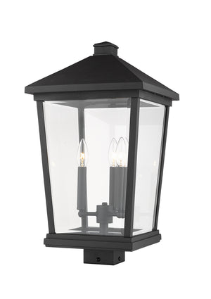 Z-Lite - 568PHXLS-BK - Three Light Outdoor Post Mount Fixture - Beacon - Black