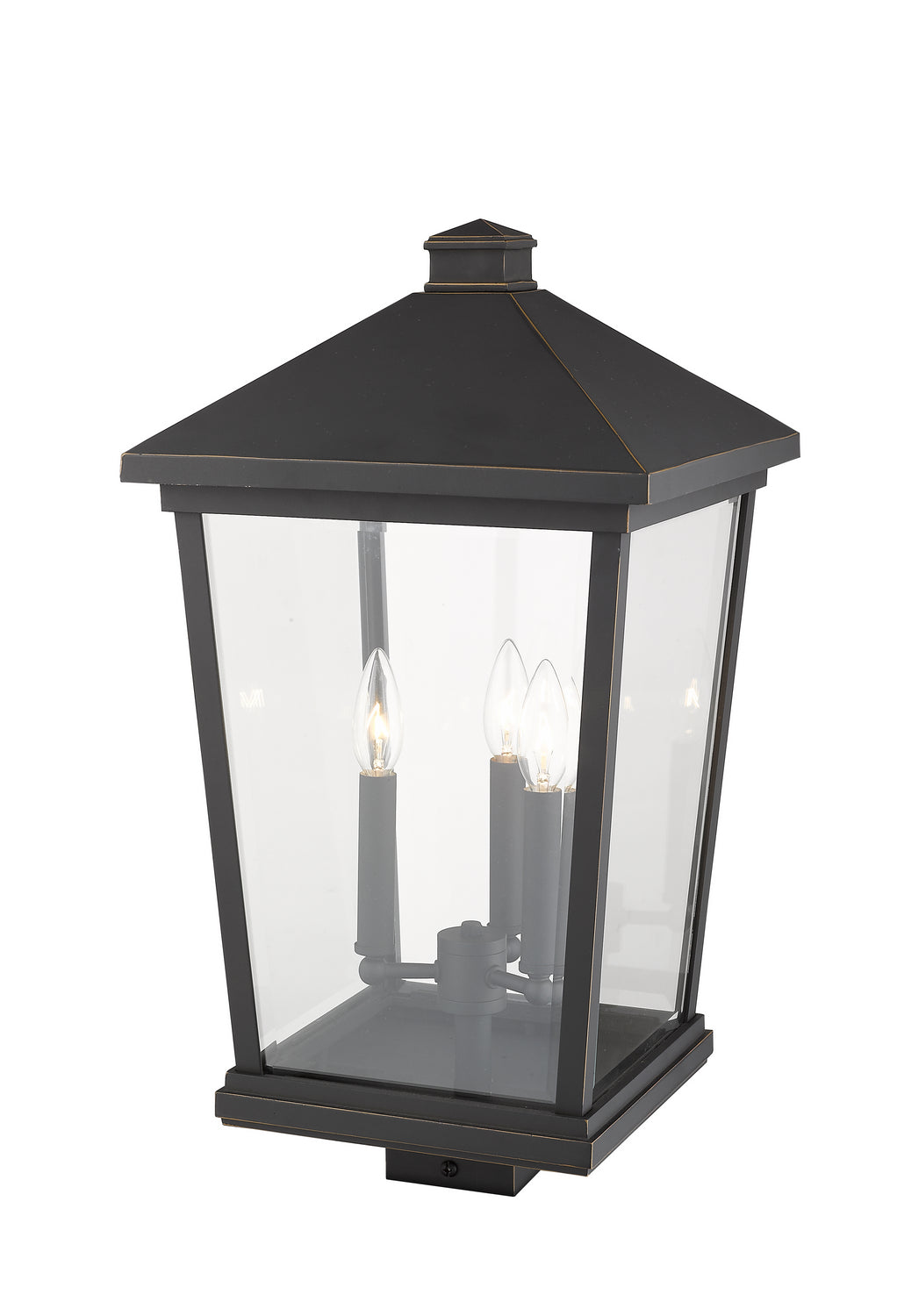Z-Lite - 568PHXLS-ORB - Three Light Outdoor Post Mount Fixture - Beacon - Oil Rubbed Bronze