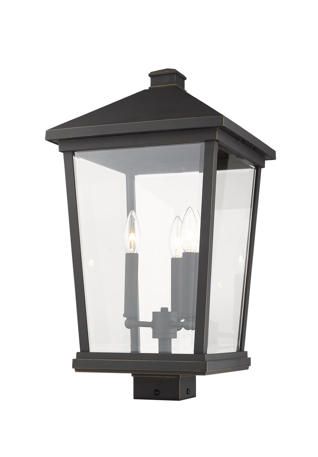 Z-Lite - 568PHXLS-ORB - Three Light Outdoor Post Mount Fixture - Beacon - Oil Rubbed Bronze
