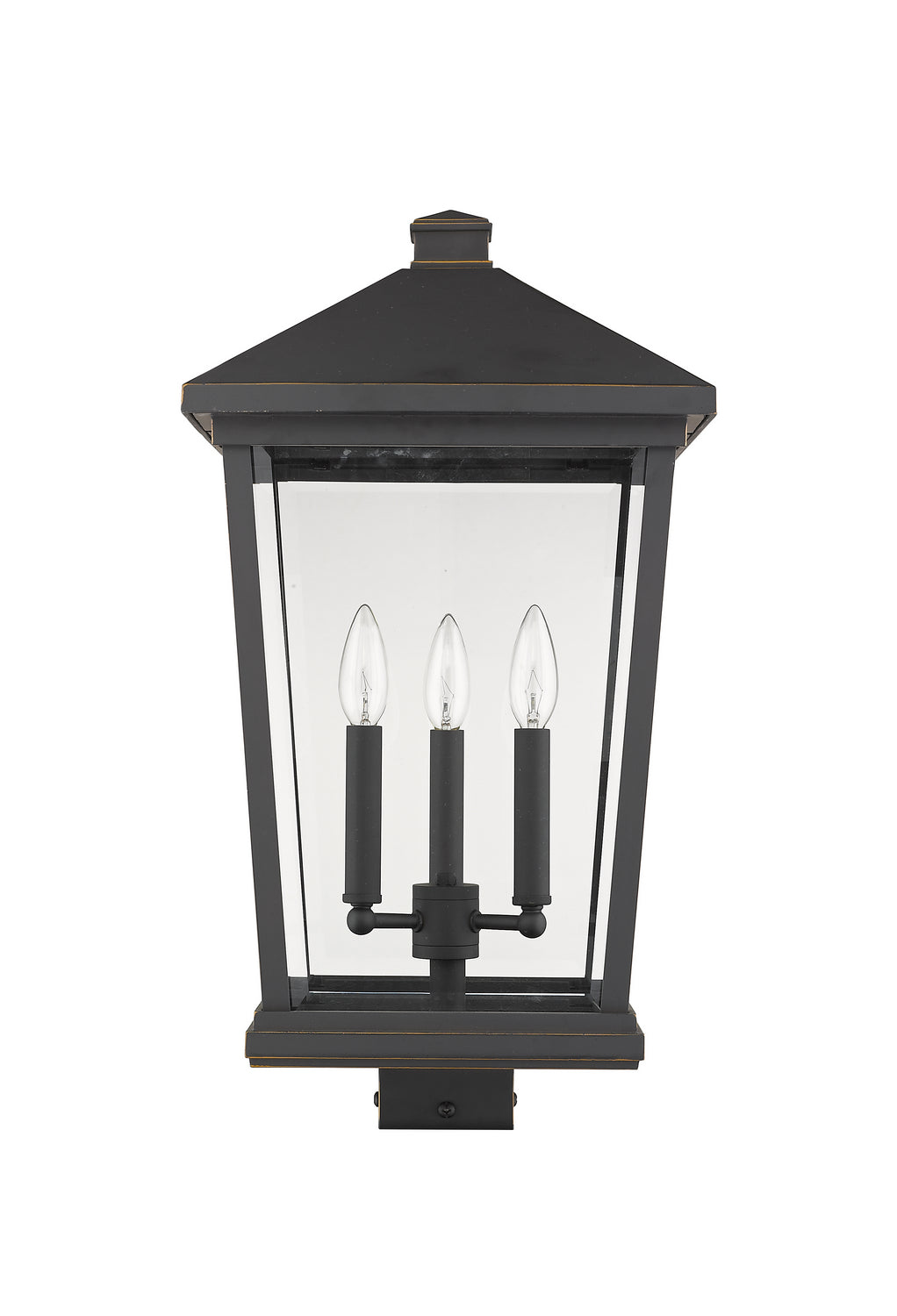 Z-Lite - 568PHXLS-ORB - Three Light Outdoor Post Mount Fixture - Beacon - Oil Rubbed Bronze