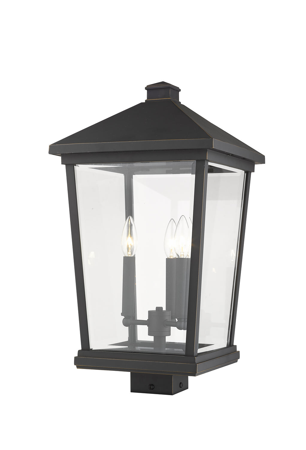 Z-Lite - 568PHXLS-ORB - Three Light Outdoor Post Mount Fixture - Beacon - Oil Rubbed Bronze