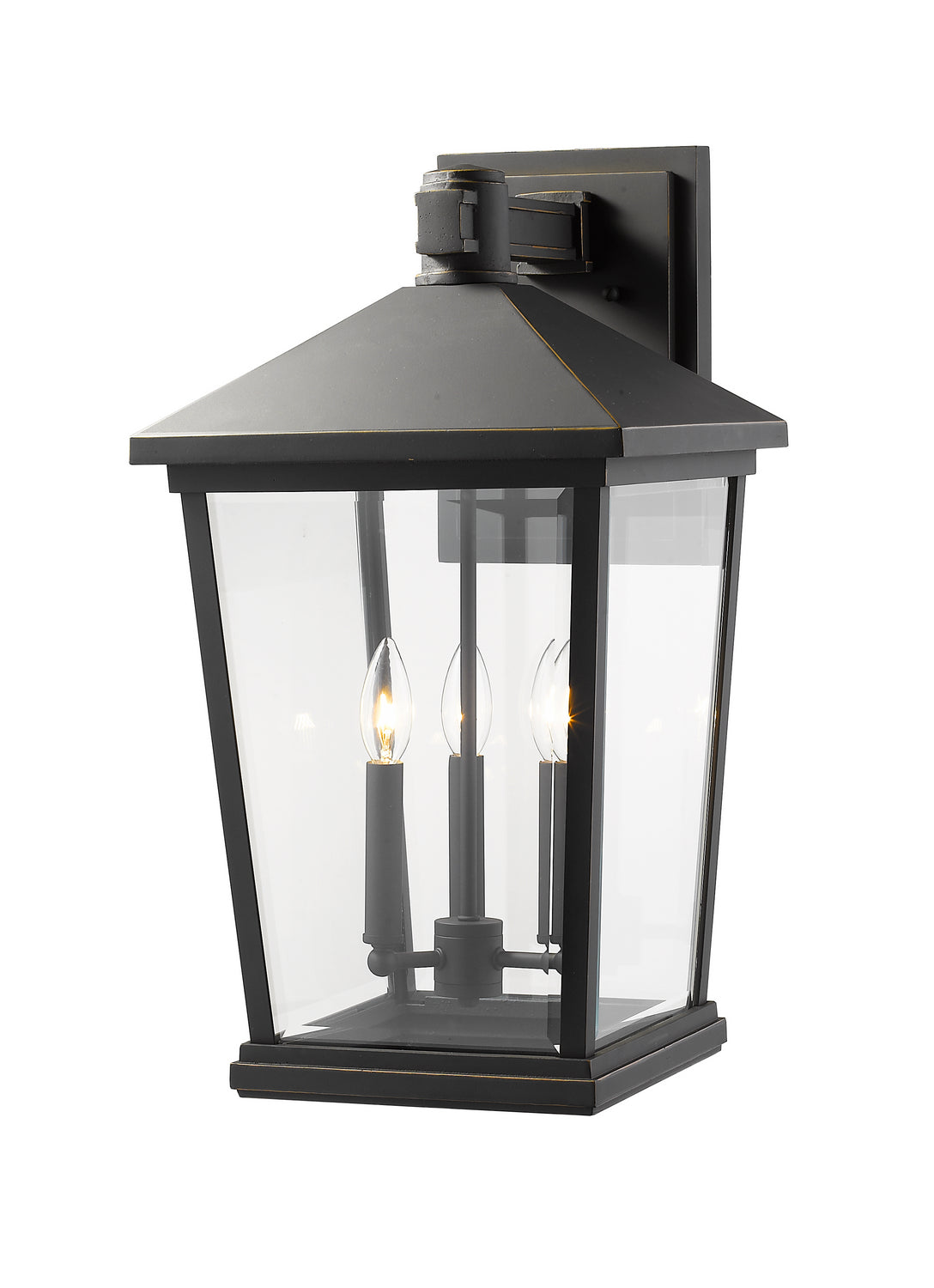 Z-Lite - 568XL-ORB - Three Light Outdoor Wall Sconce - Beacon - Oil Rubbed Bronze