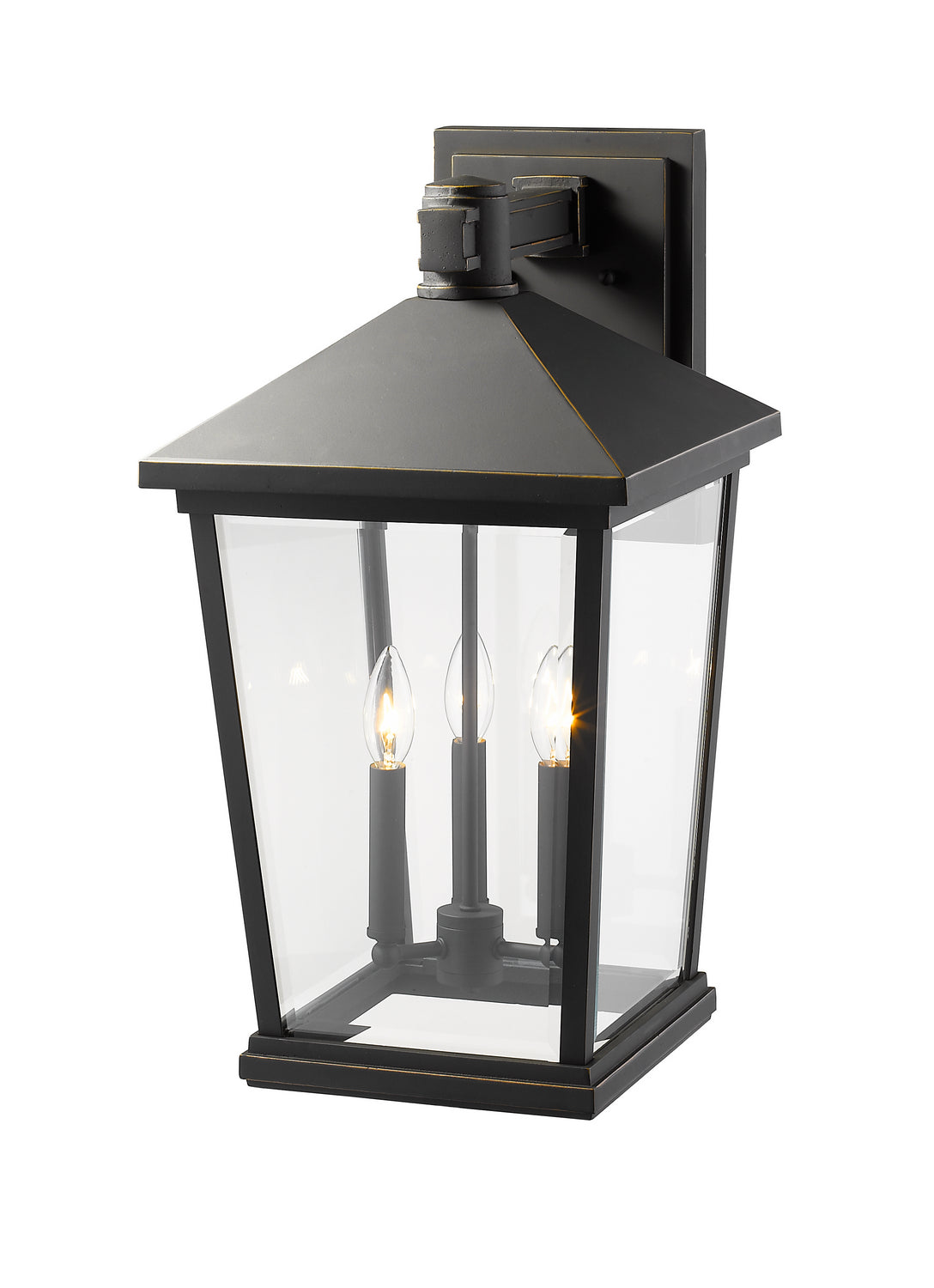 Z-Lite - 568XL-ORB - Three Light Outdoor Wall Sconce - Beacon - Oil Rubbed Bronze