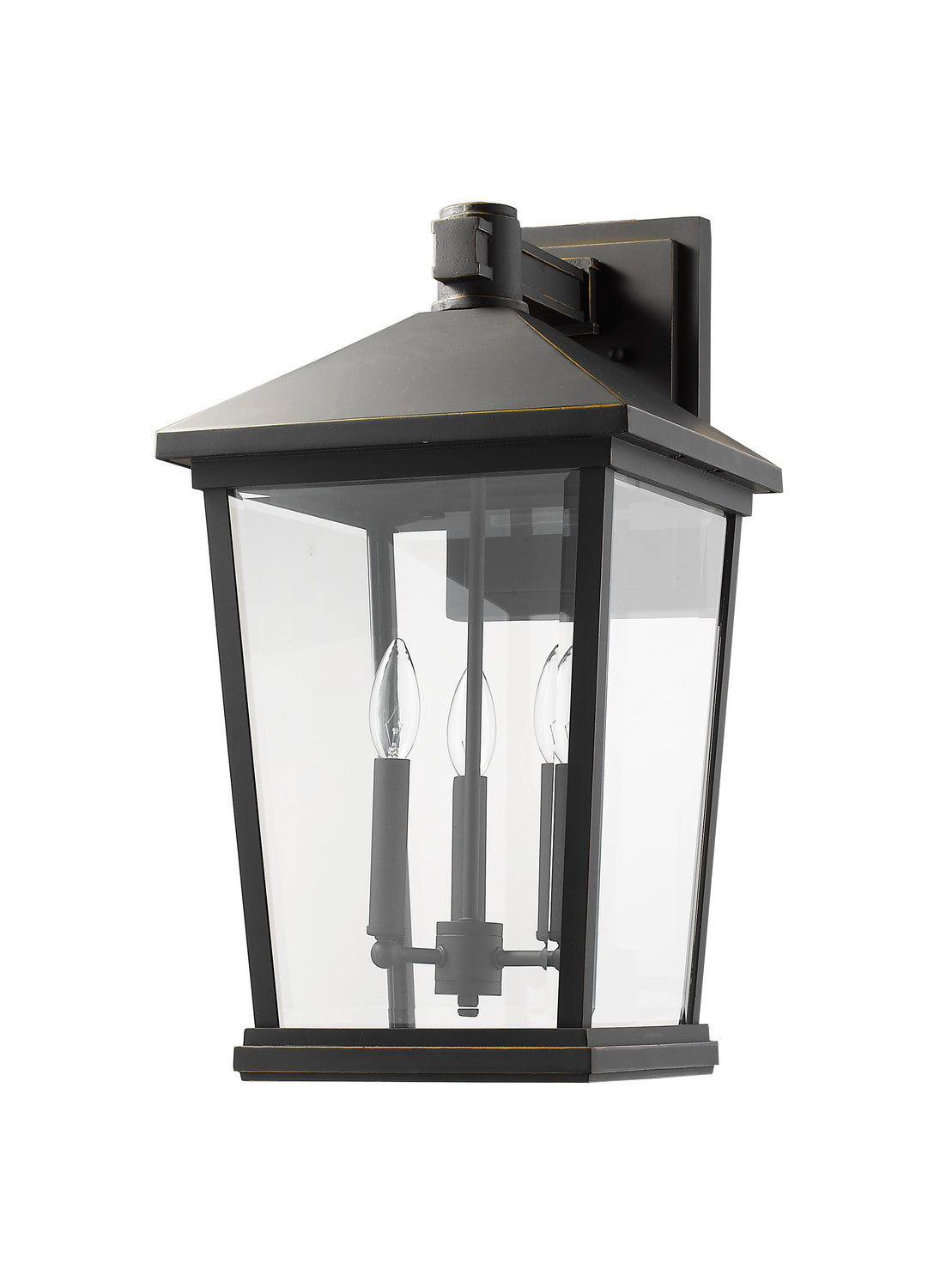 Z-Lite - 568XL-ORB - Three Light Outdoor Wall Sconce - Beacon - Oil Rubbed Bronze