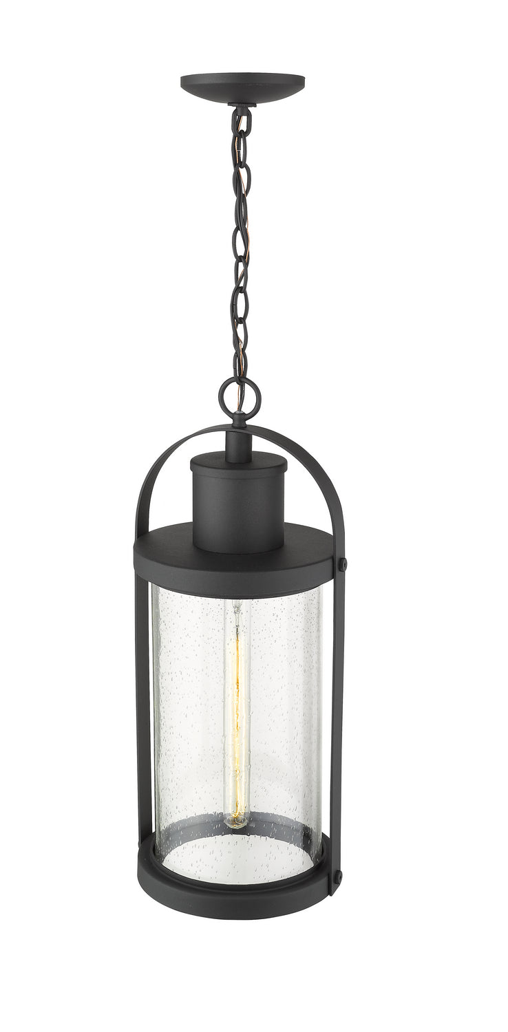 Z-Lite - 569CHB-BK - One Light Outdoor Chain Mount Ceiling Fixture - Roundhouse - Black