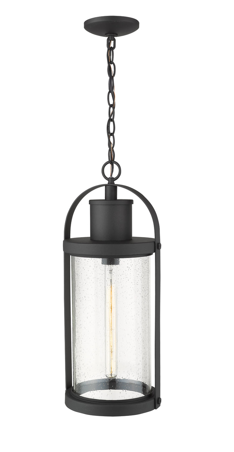 Z-Lite - 569CHB-BK - One Light Outdoor Chain Mount Ceiling Fixture - Roundhouse - Black