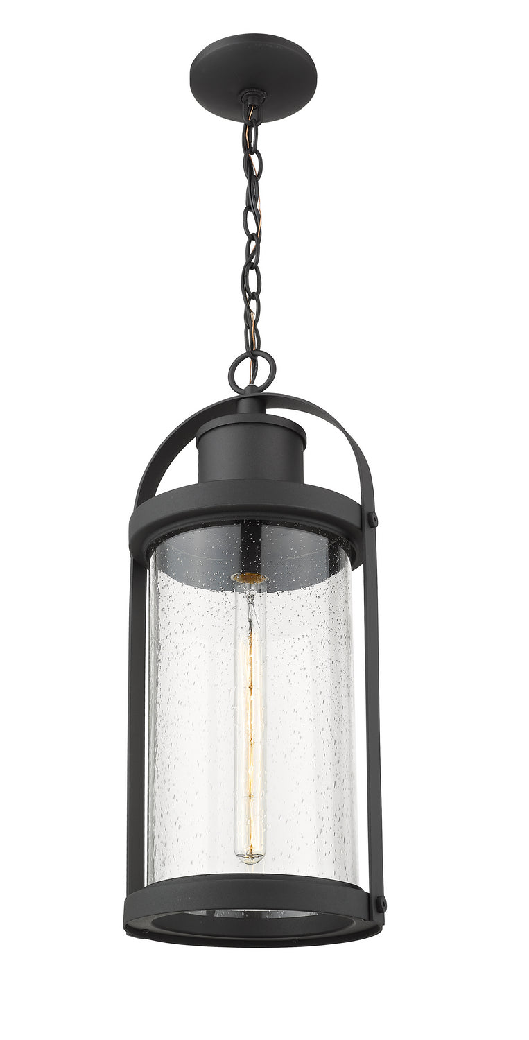 Z-Lite - 569CHB-BK - One Light Outdoor Chain Mount Ceiling Fixture - Roundhouse - Black