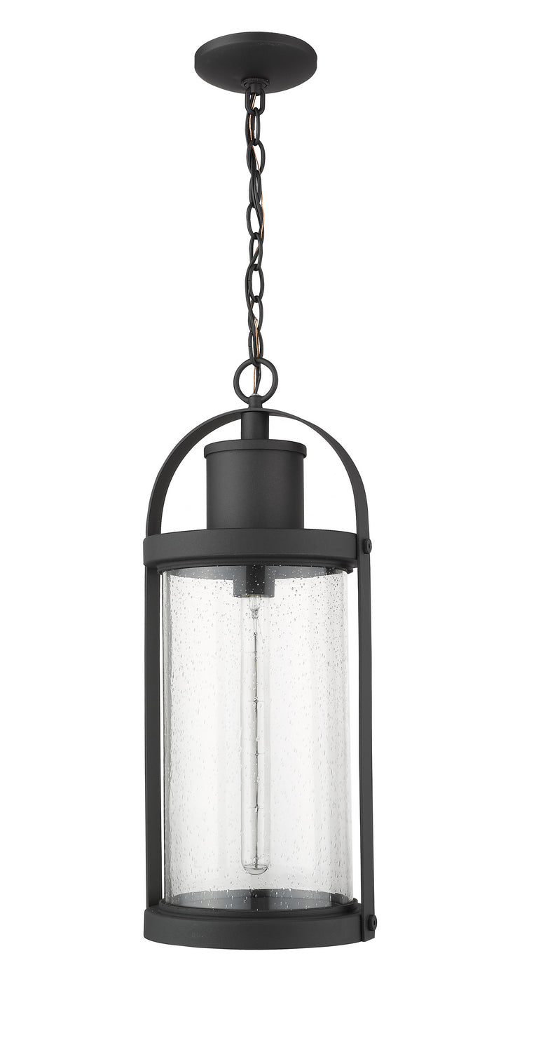 Z-Lite - 569CHB-BK - One Light Outdoor Chain Mount Ceiling Fixture - Roundhouse - Black