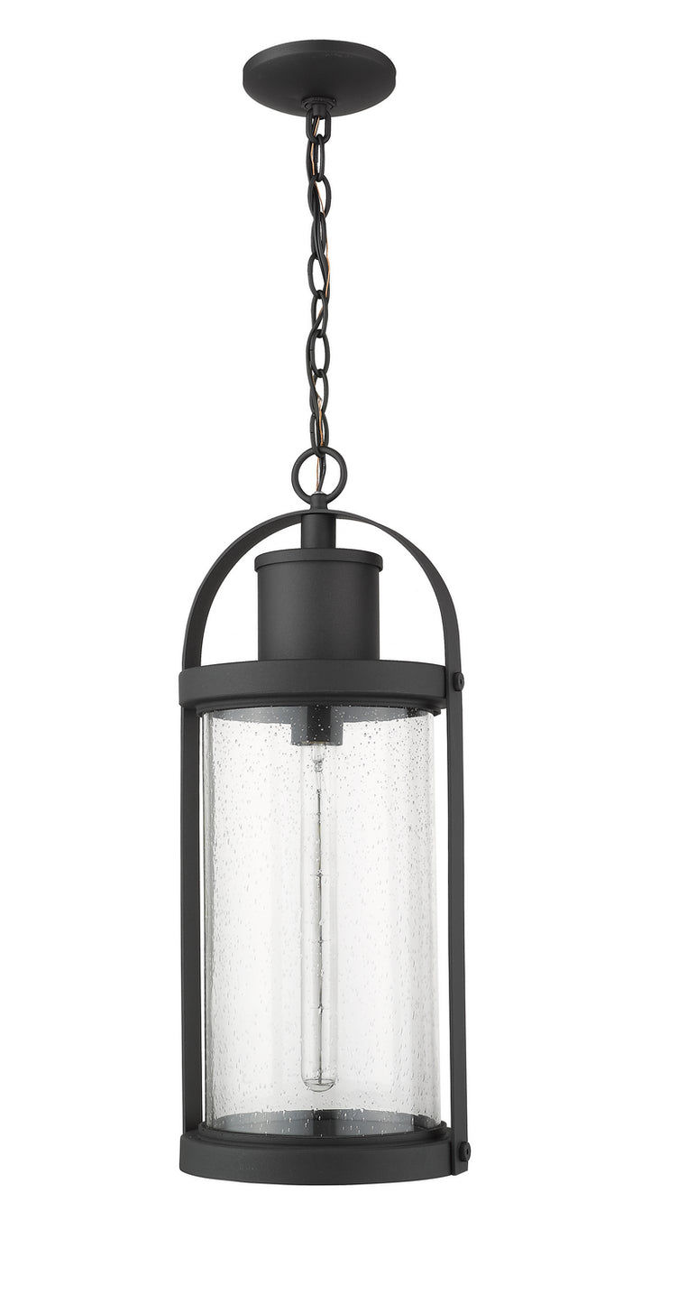 Z-Lite - 569CHB-BK - One Light Outdoor Chain Mount Ceiling Fixture - Roundhouse - Black