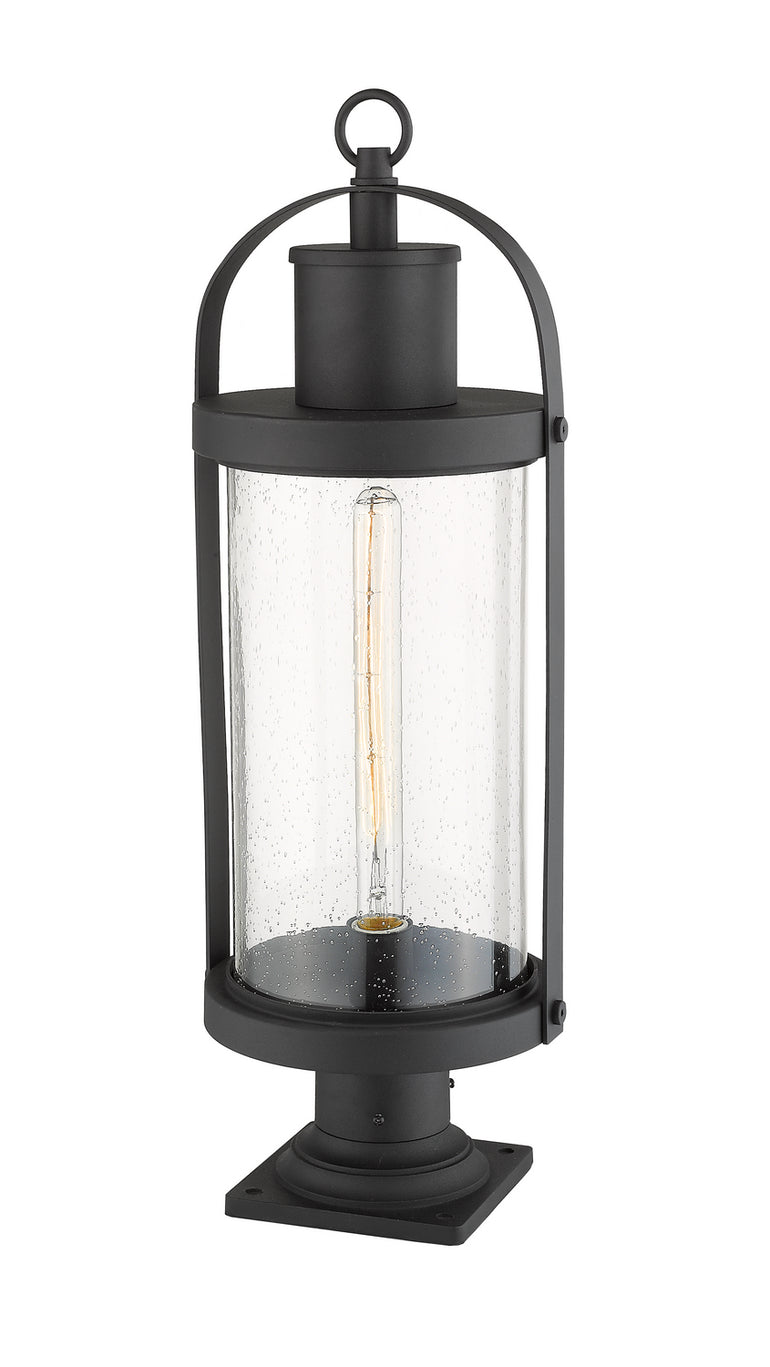 Z-Lite - 569PHB-533PM-BK - One Light Outdoor Pier Mounted Fixture - Roundhouse - Black