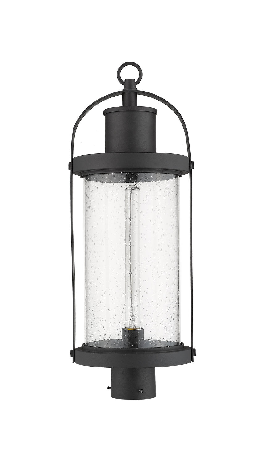 Z-Lite - 569PHB-BK - One Light Outdoor Post Mount - Roundhouse - Black