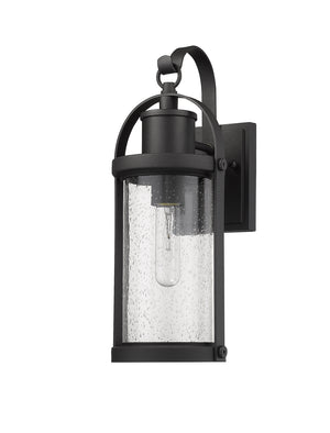 Z-Lite - 569S-BK - One Light Outdoor Wall Light - Roundhouse - Black
