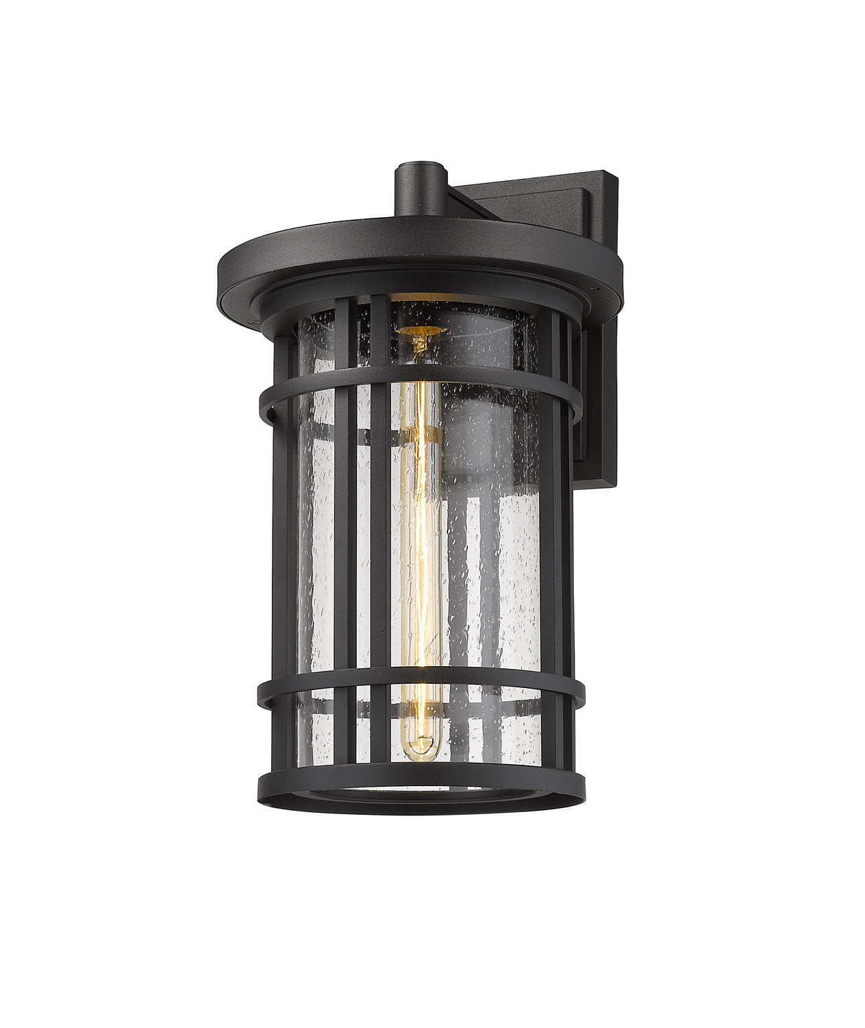 Z-Lite - 570B-BK - One Light Outdoor Wall Mount - Jordan - Black