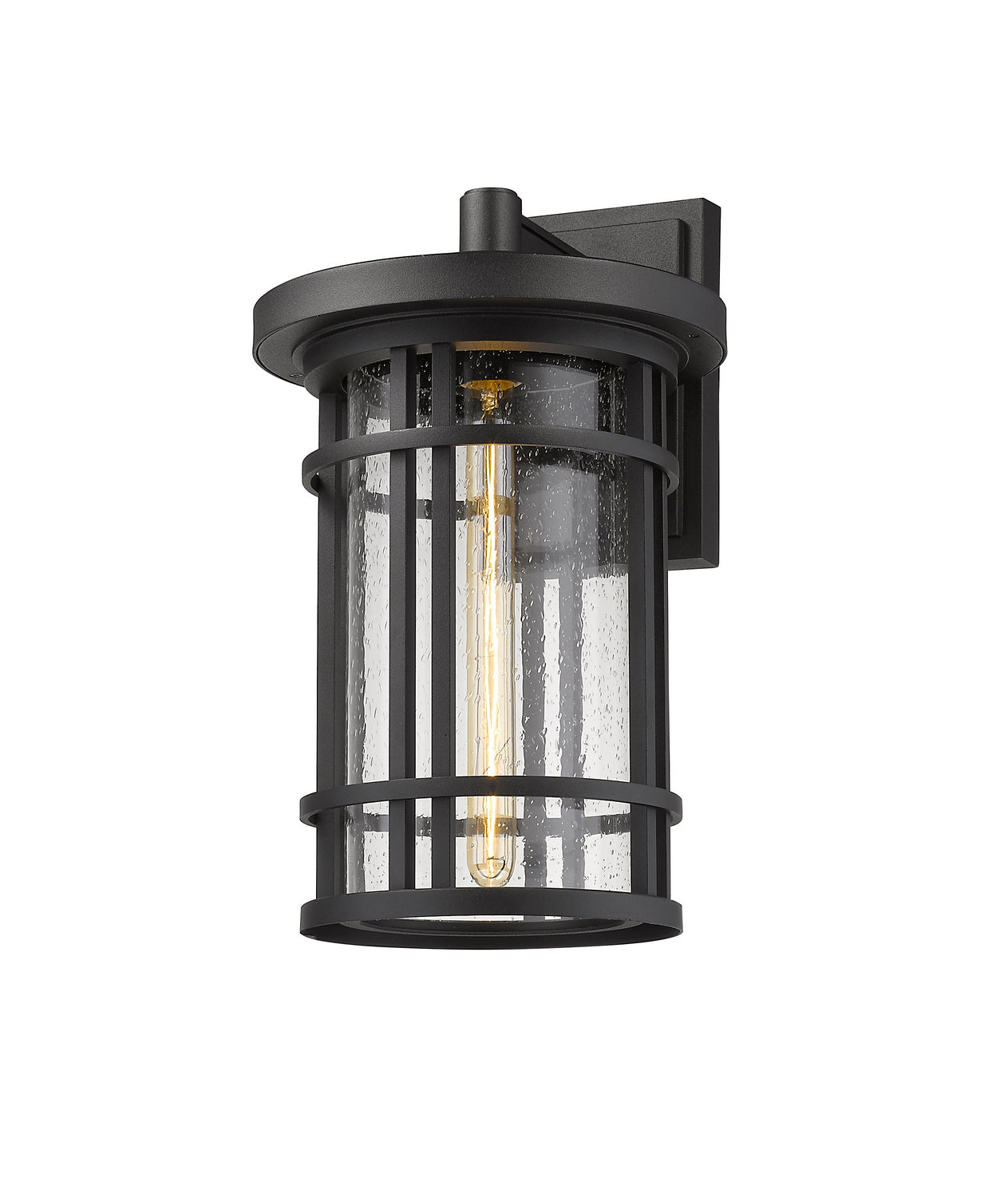 Z-Lite - 570B-BK - One Light Outdoor Wall Light - Jordan - Black