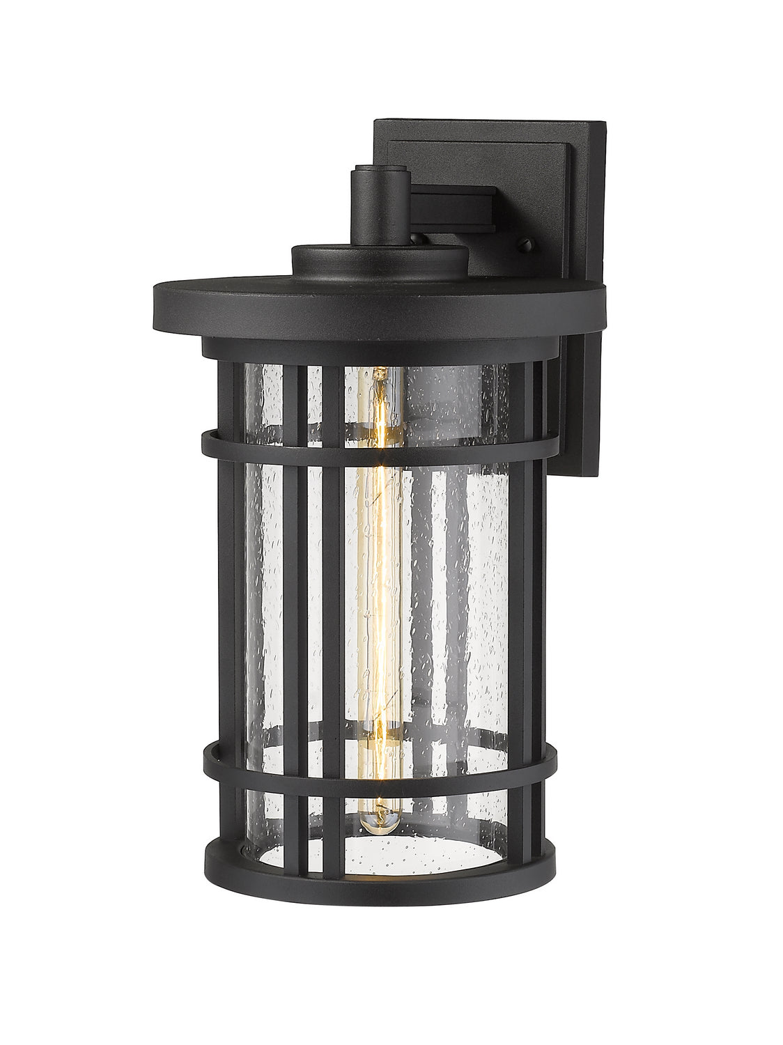 Z-Lite - 570B-BK - One Light Outdoor Wall Light - Jordan - Black