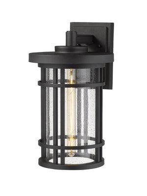Z-Lite - 570B-BK - One Light Outdoor Wall Light - Jordan - Black