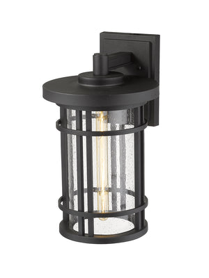 Z-Lite - 570B-BK - One Light Outdoor Wall Light - Jordan - Black