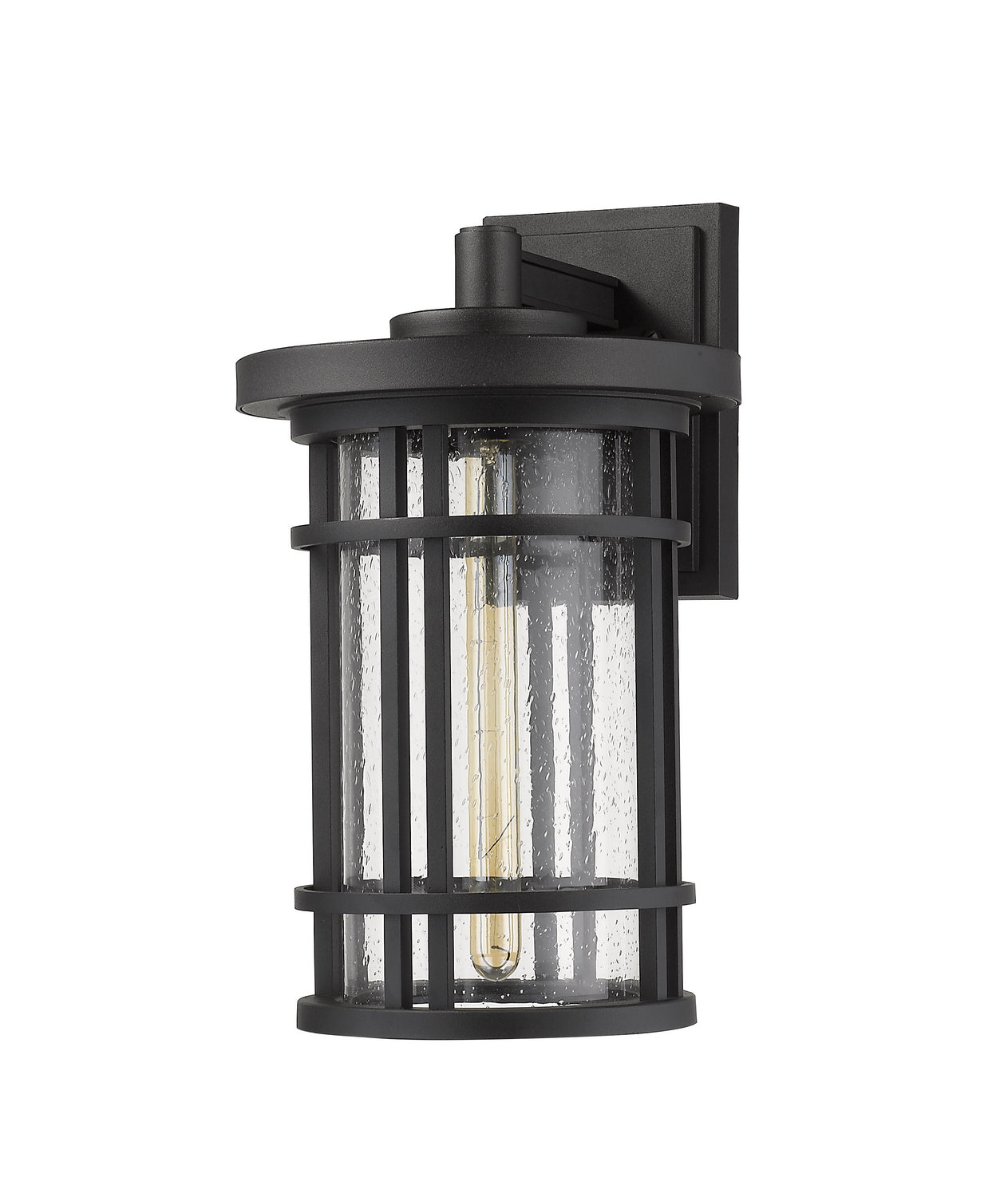 Z-Lite - 570B-BK - One Light Outdoor Wall Light - Jordan - Black