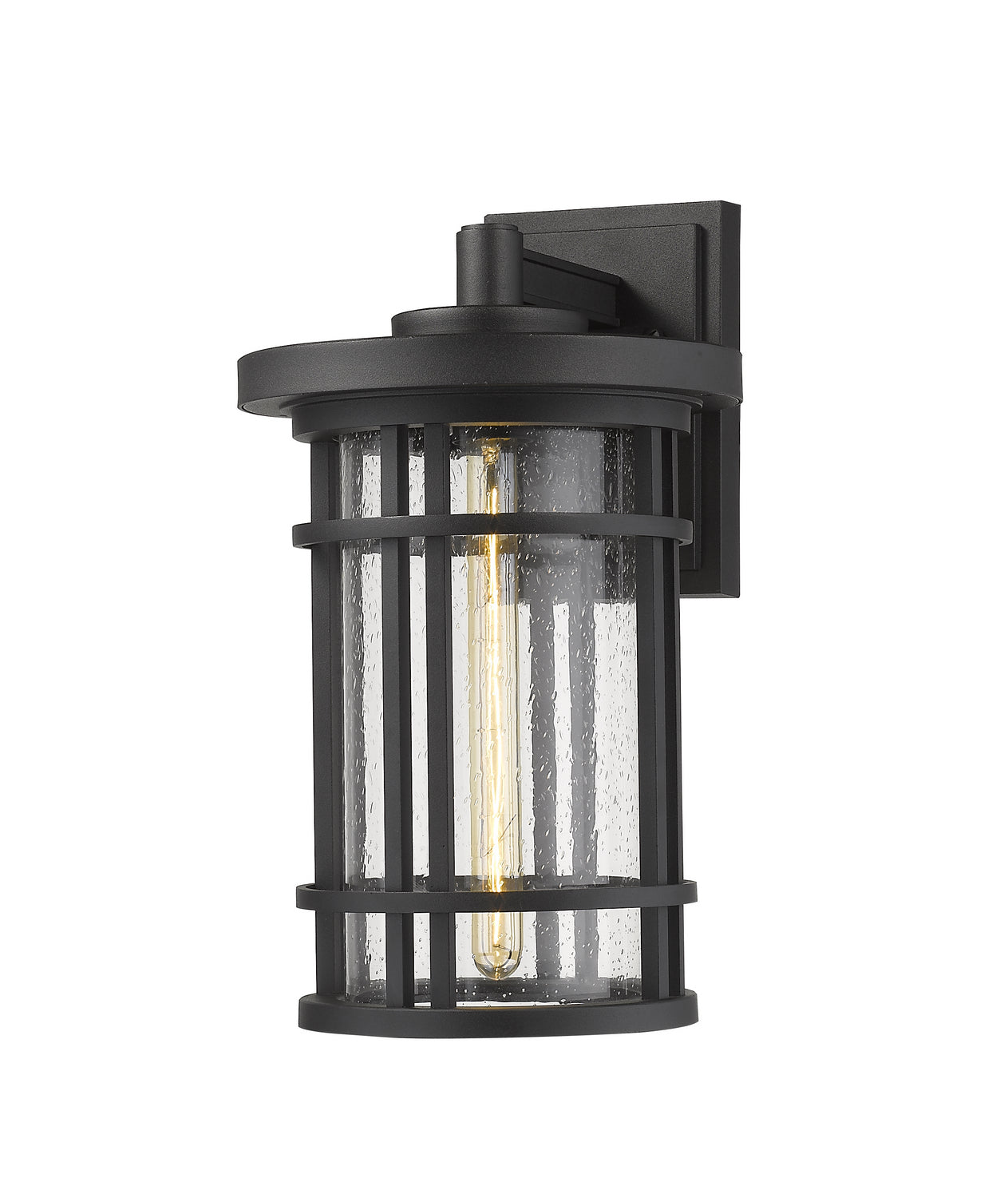 Z-Lite - 570B-BK - One Light Outdoor Wall Light - Jordan - Black