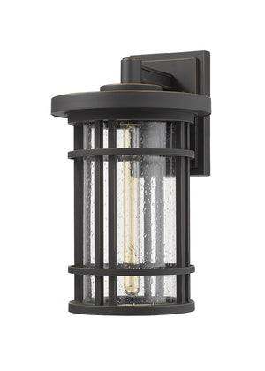Z-Lite - 570B-ORB - One Light Outdoor Wall Light - Jordan - Oil Rubbed Bronze