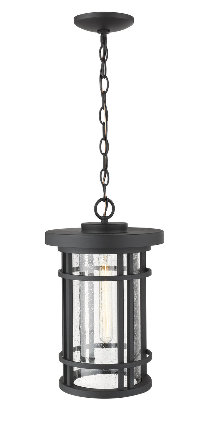 Z-Lite - 570CHB-BK - One Light Outdoor Chain Mount Ceiling Fixture - Jordan - Black
