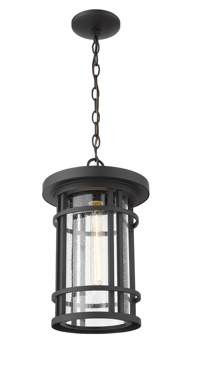 Z-Lite - 570CHB-BK - One Light Outdoor Chain Mount Ceiling Fixture - Jordan - Black