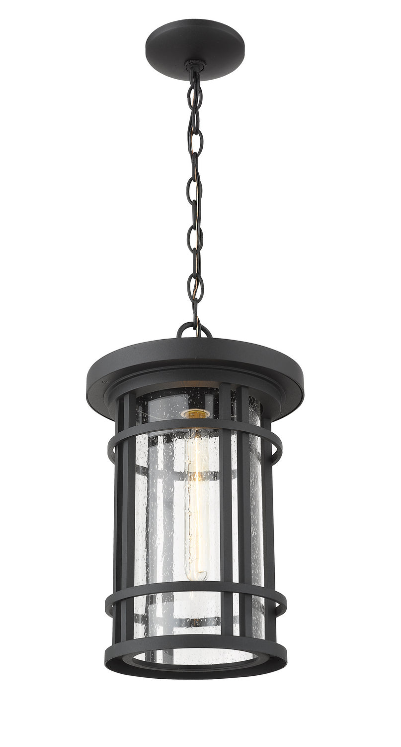 Z-Lite - 570CHB-BK - One Light Outdoor Chain Mount Ceiling Fixture - Jordan - Black