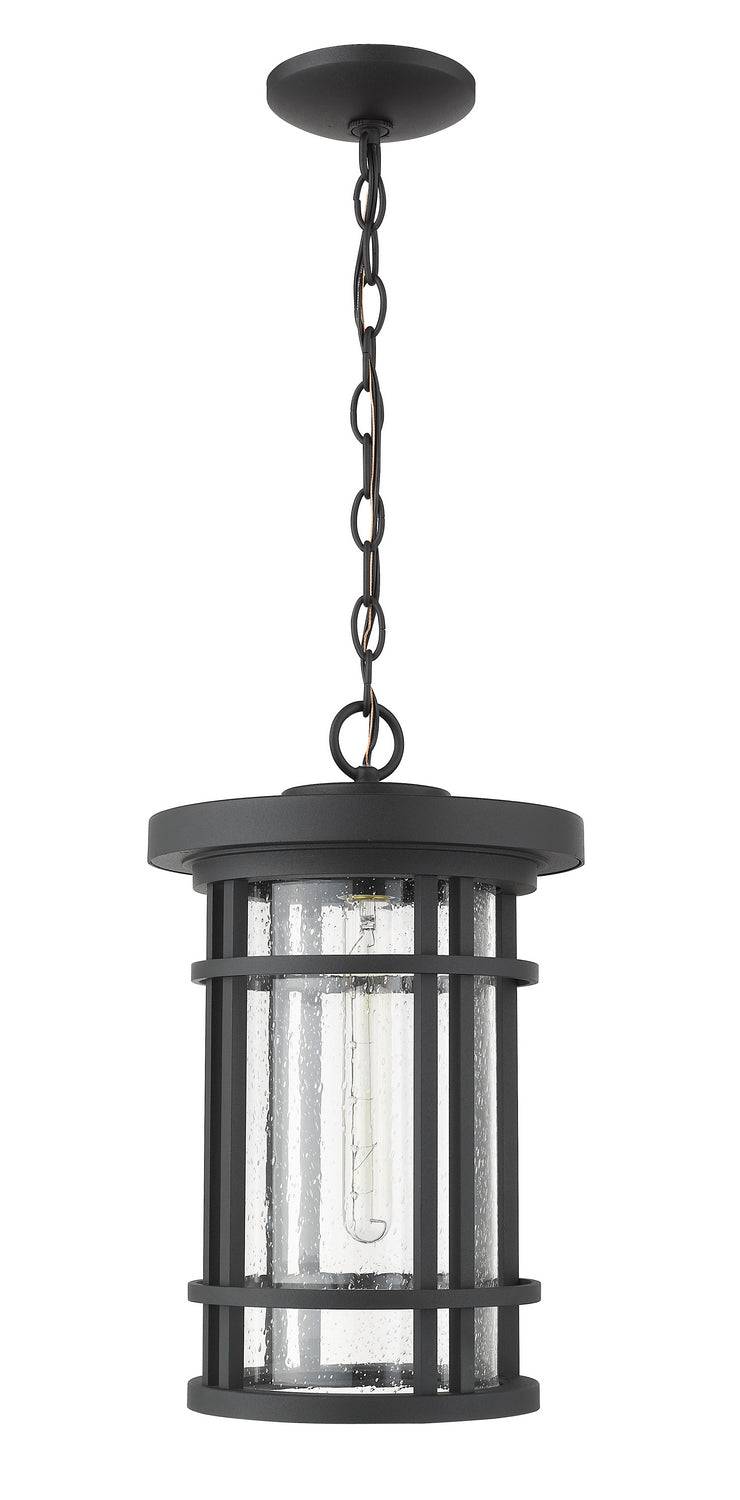 Z-Lite - 570CHB-BK - One Light Outdoor Chain Mount Ceiling Fixture - Jordan - Black