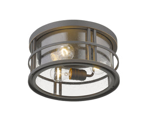 Z-Lite - 570F-ORB - Three Light Outdoor Flush Mount - Jordan - Oil Rubbed Bronze