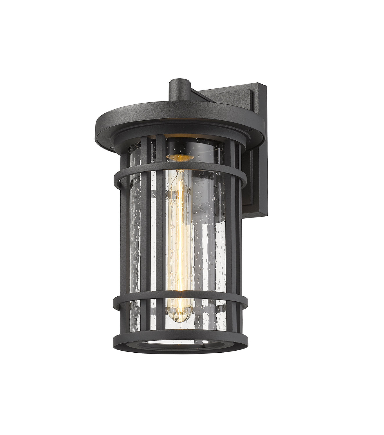 Z-Lite - 570M-BK - One Light Outdoor Wall Light - Jordan - Black