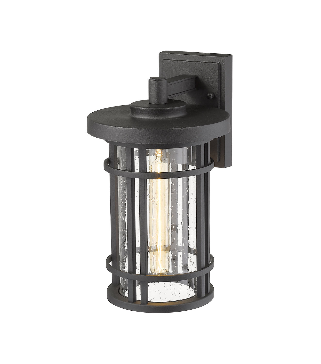 Z-Lite - 570M-BK - One Light Outdoor Wall Light - Jordan - Black
