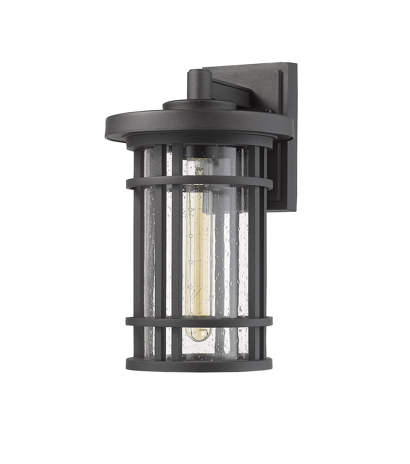 Z-Lite - 570M-BK - One Light Outdoor Wall Light - Jordan - Black