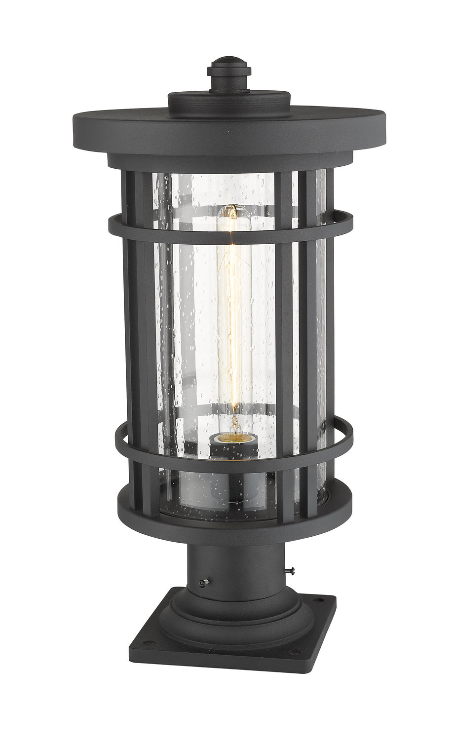 Z-Lite - 570PHB-533PM-BK - One Light Outdoor Pier Mounted Fixture - Jordan - Black