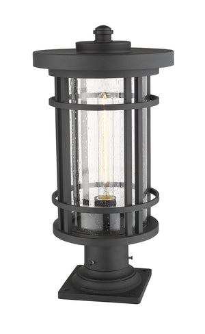 Z-Lite - 570PHB-533PM-BK - One Light Outdoor Pier Mounted Fixture - Jordan - Black