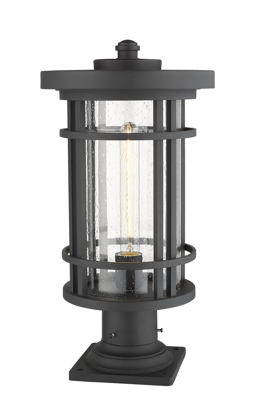 Z-Lite - 570PHB-533PM-BK - One Light Outdoor Pier Mounted Fixture - Jordan - Black