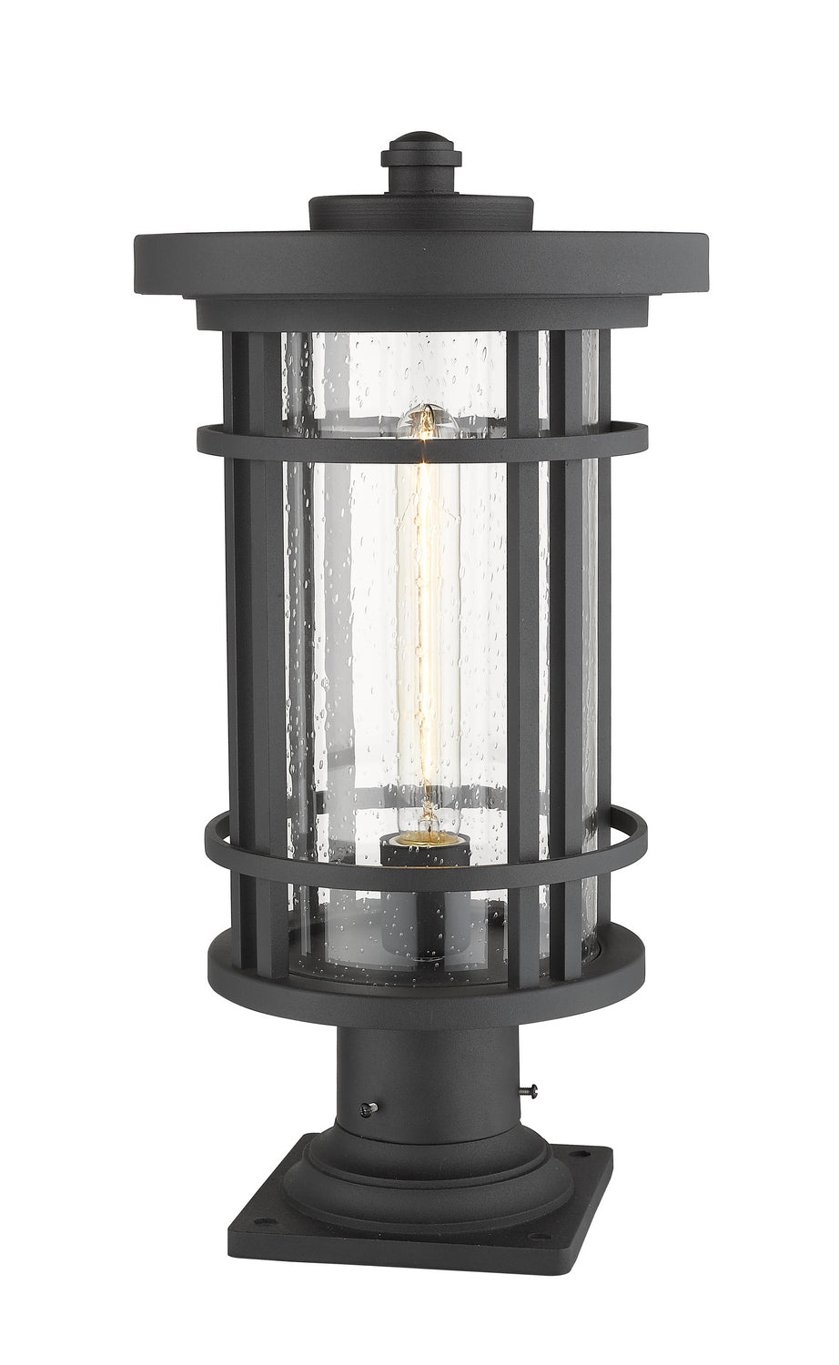 Z-Lite - 570PHB-533PM-BK - One Light Outdoor Pier Mounted Fixture - Jordan - Black