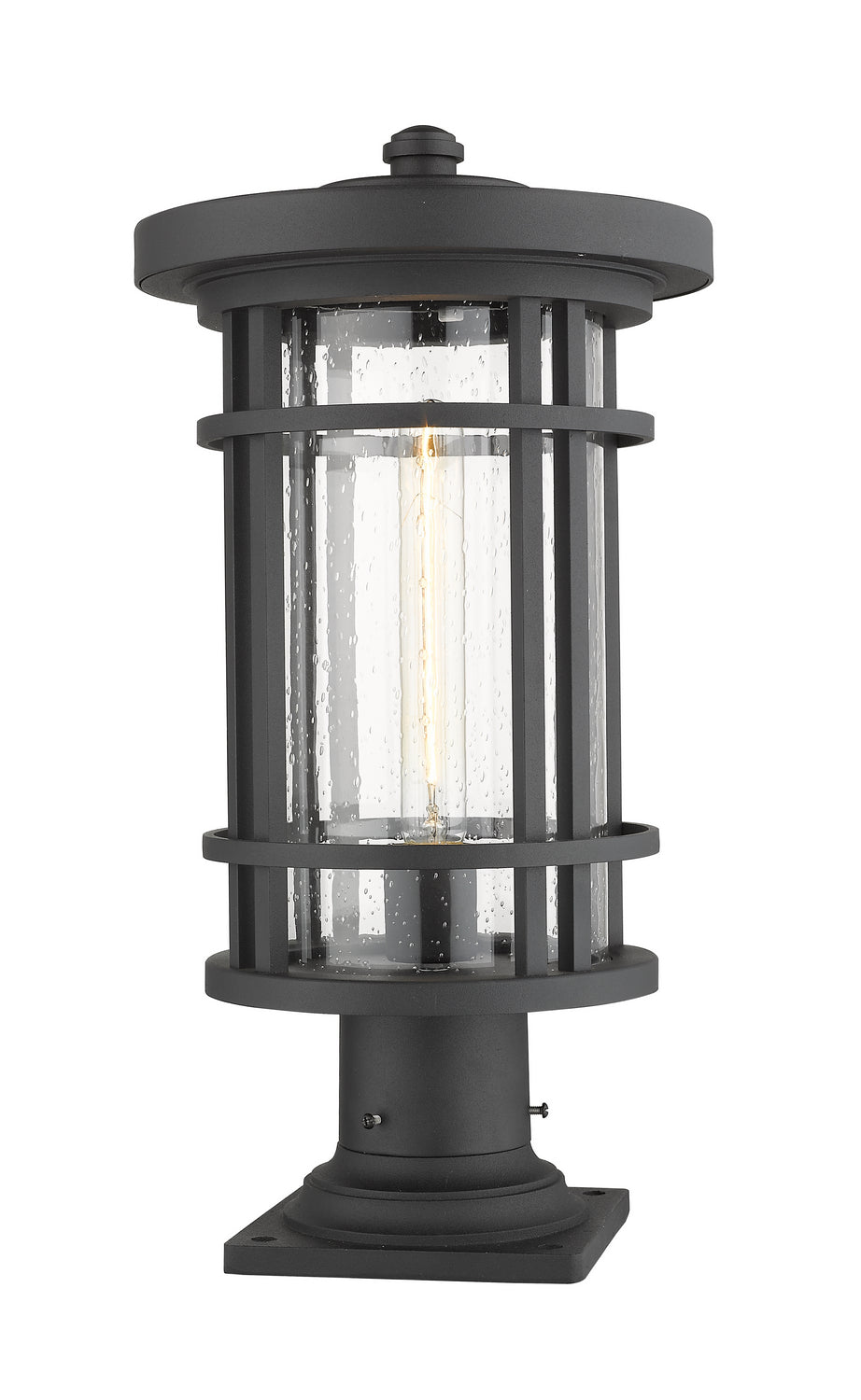 Z-Lite - 570PHB-533PM-BK - One Light Outdoor Pier Mounted Fixture - Jordan - Black