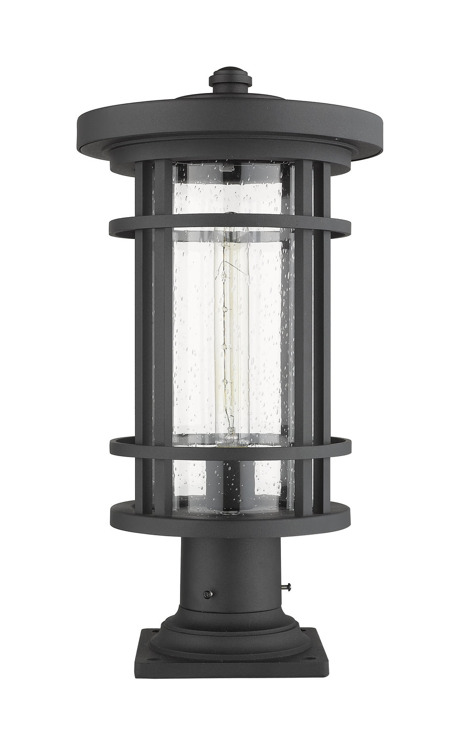 Z-Lite - 570PHB-533PM-BK - One Light Outdoor Pier Mounted Fixture - Jordan - Black