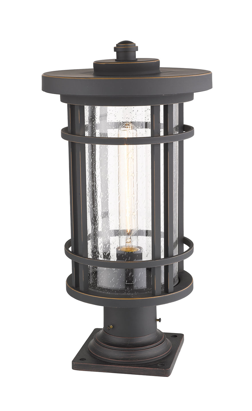 Z-Lite - 570PHB-533PM-ORB - One Light Outdoor Pier Mounted Fixture - Jordan - Oil Rubbed Bronze