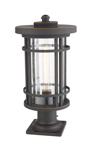 Z-Lite - 570PHB-533PM-ORB - One Light Outdoor Pier Mounted Fixture - Jordan - Oil Rubbed Bronze