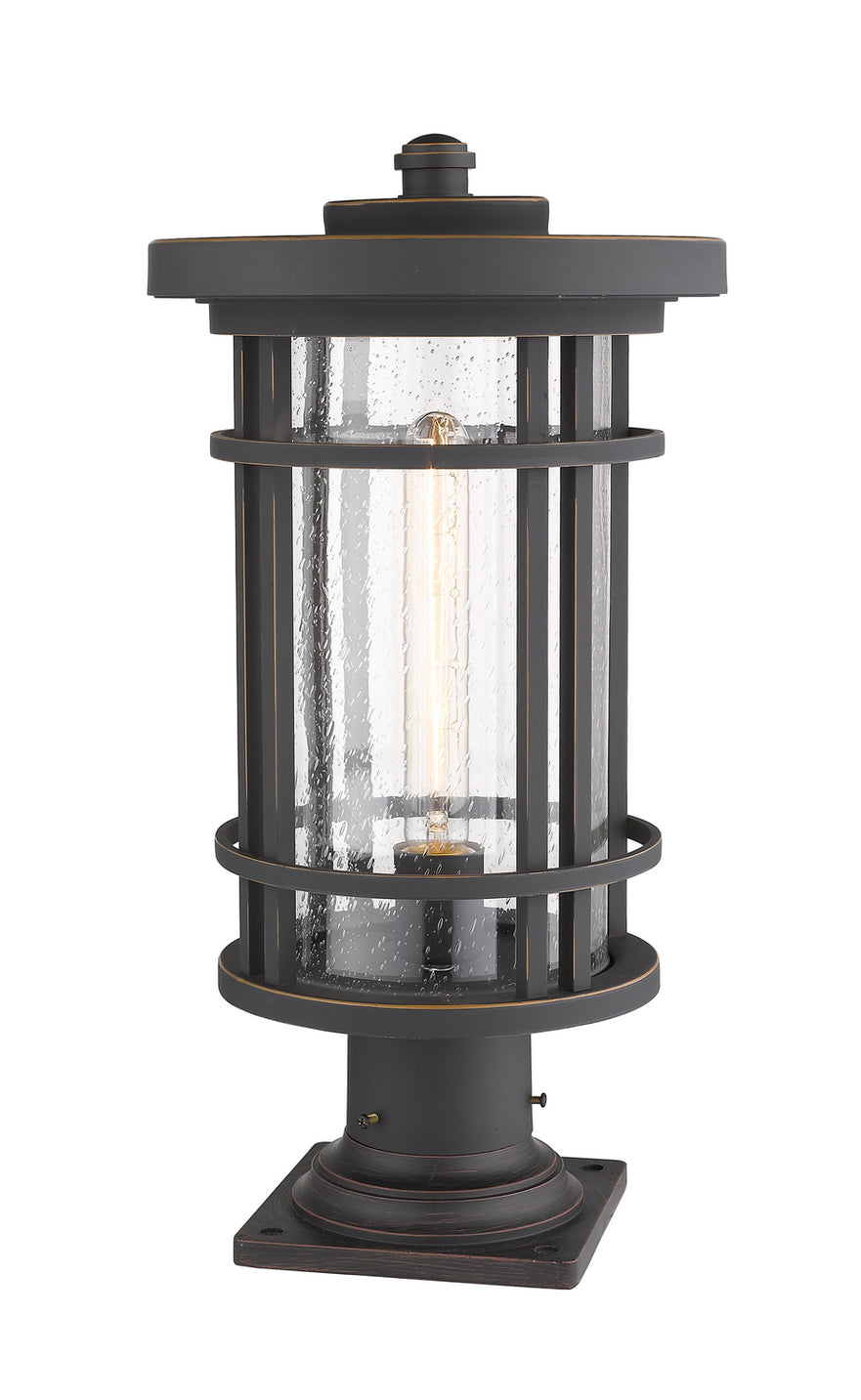 Z-Lite - 570PHB-533PM-ORB - One Light Outdoor Pier Mounted Fixture - Jordan - Oil Rubbed Bronze