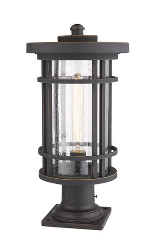 Z-Lite - 570PHB-533PM-ORB - One Light Outdoor Pier Mounted Fixture - Jordan - Oil Rubbed Bronze