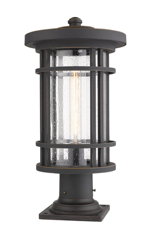Z-Lite - 570PHB-533PM-ORB - One Light Outdoor Pier Mounted Fixture - Jordan - Oil Rubbed Bronze