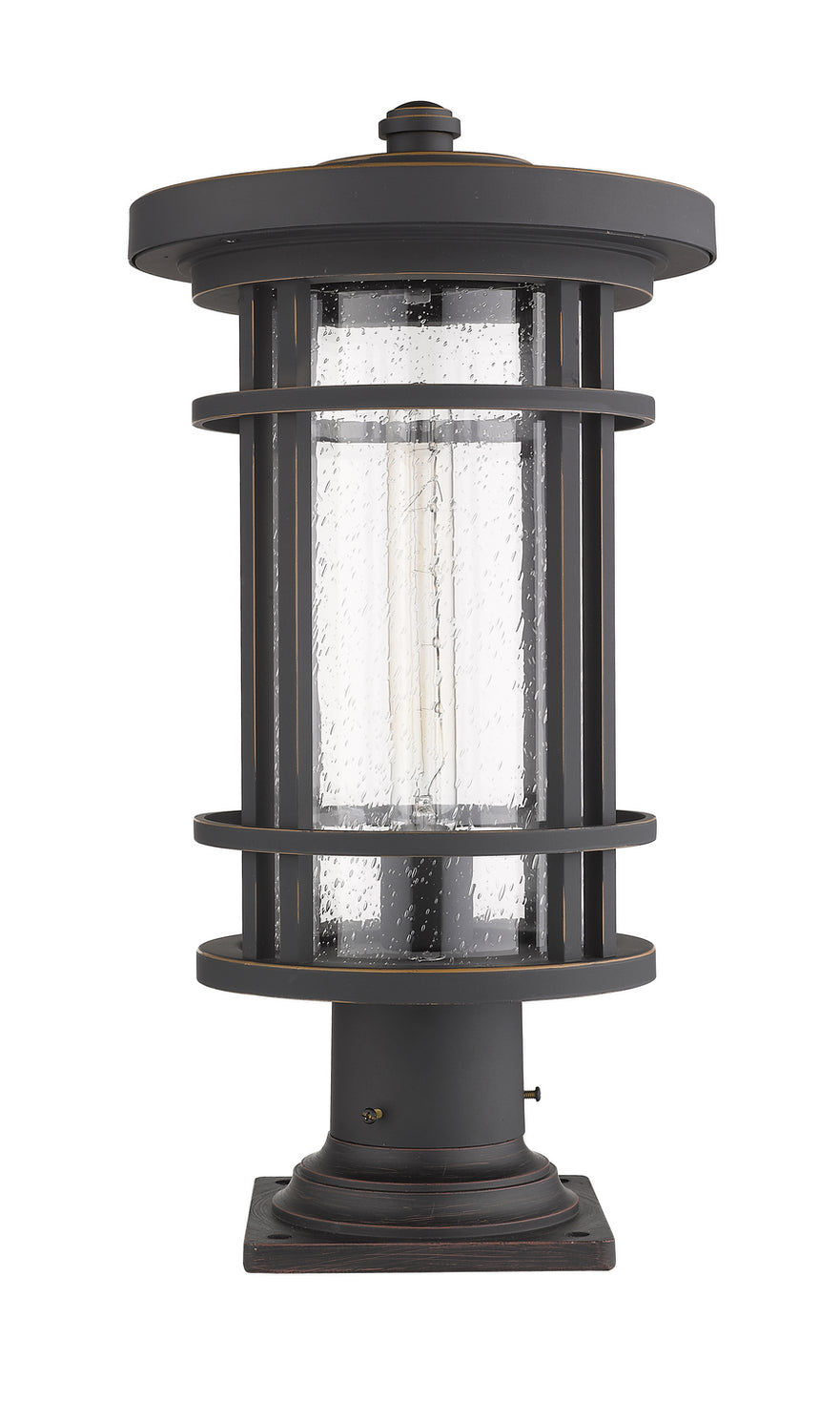 Z-Lite - 570PHB-533PM-ORB - One Light Outdoor Pier Mounted Fixture - Jordan - Oil Rubbed Bronze