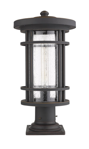 Z-Lite - 570PHB-533PM-ORB - One Light Outdoor Pier Mounted Fixture - Jordan - Oil Rubbed Bronze