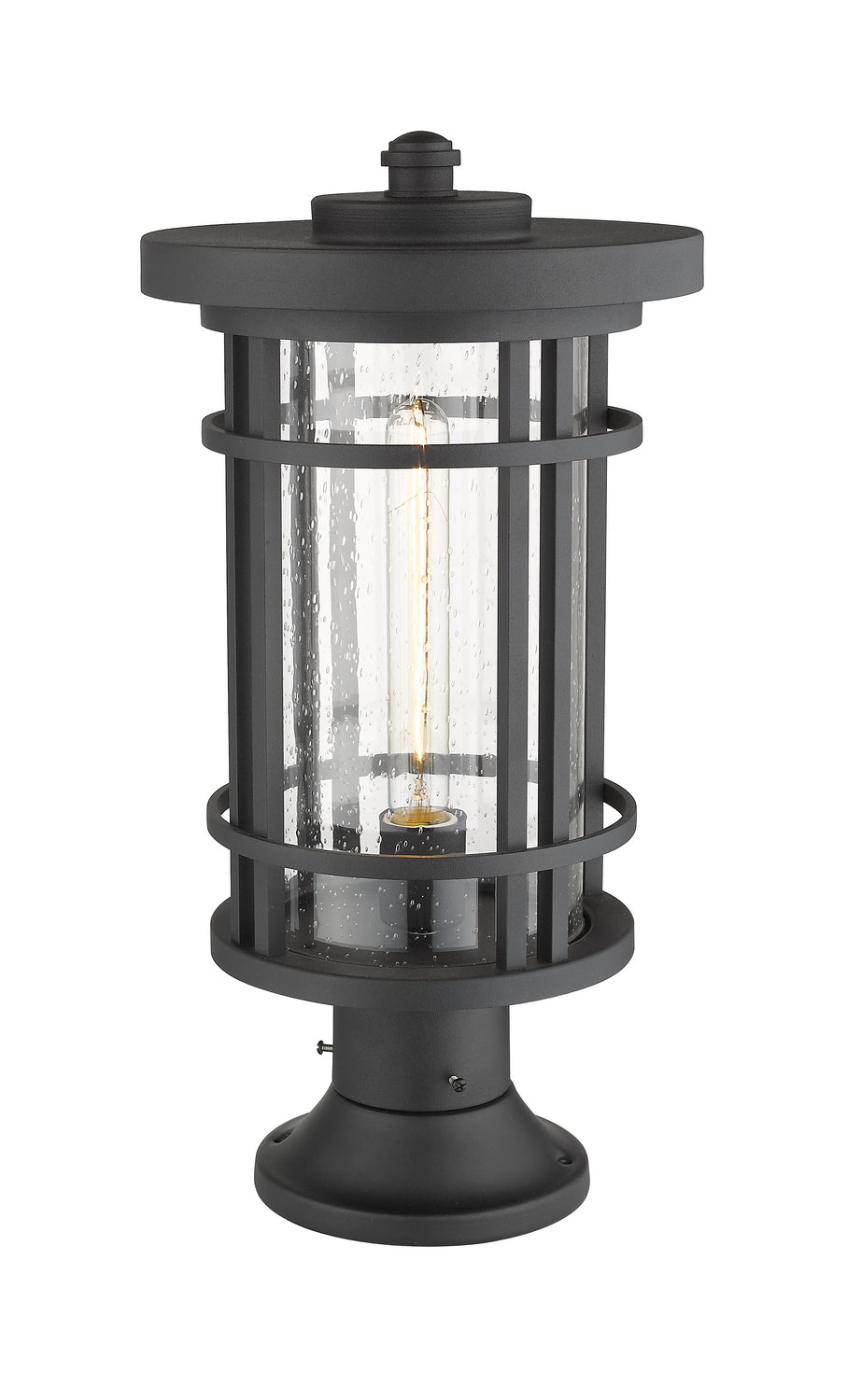 Z-Lite - 570PHB-553PM-BK - One Light Outdoor Pier Mounted Fixture - Jordan - Black