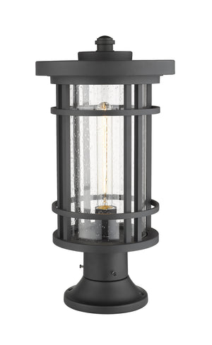 Z-Lite - 570PHB-553PM-BK - One Light Outdoor Pier Mounted Fixture - Jordan - Black